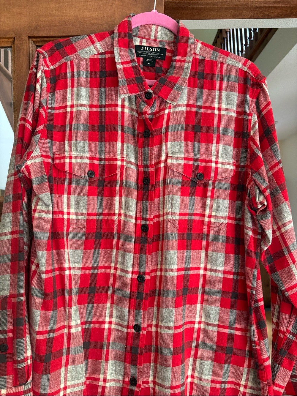 Filson women’s flannel shirt size XL - Picture 2 of 4